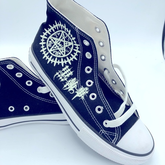 “NEW “BRIGHT HITOPS GLOW IN THE  DARK AWESOME UNIQUE SNEAKERS NEW NEW NEW - Picture 4 of 8